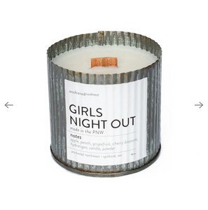 Girls Night Out - Rustic Vintage Wood Wick Candle