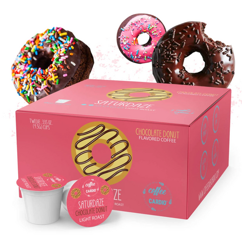 Saturdaze - Chocolate Donut  12ct K-Pod Box